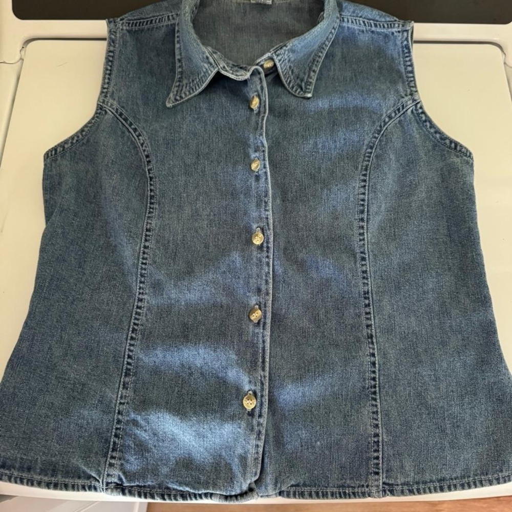 Vintage Blue denim vest